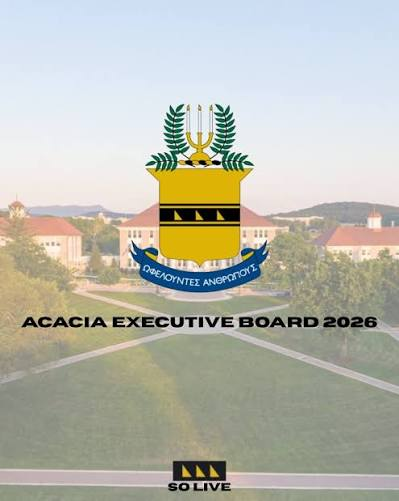 Acacia Executive Board 2026 crest graphic
